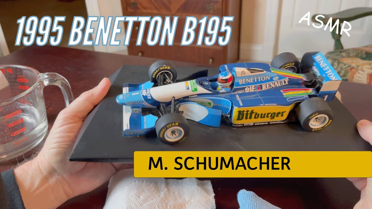 🏎 Dusting off Schumacher Formula 1 model - Soft spoken relaxing ASMR
