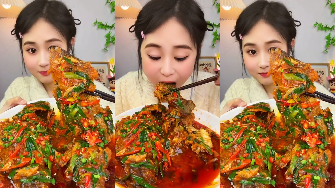 MUKBANG FISH | Eating Big Fish Curry wiyh Rice Mukbang