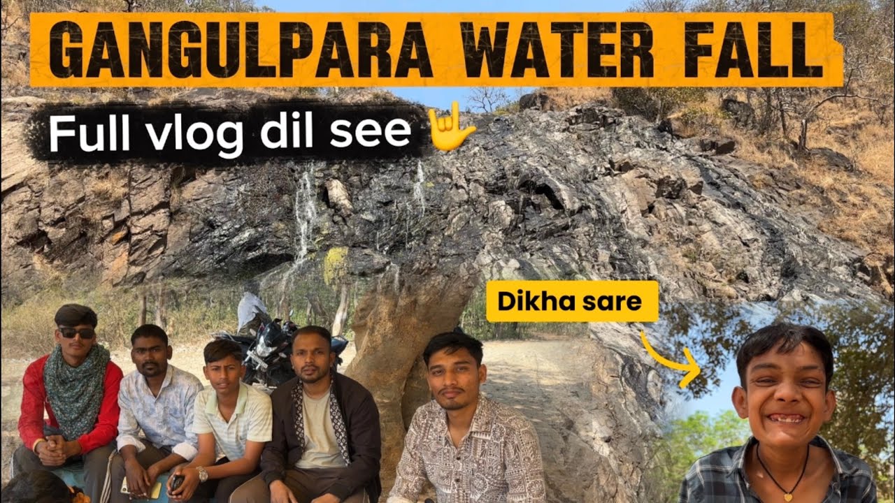 Gangupara water fall full vlog dil see 🤟 prem bhai ne pilaye sare ko dood 😂