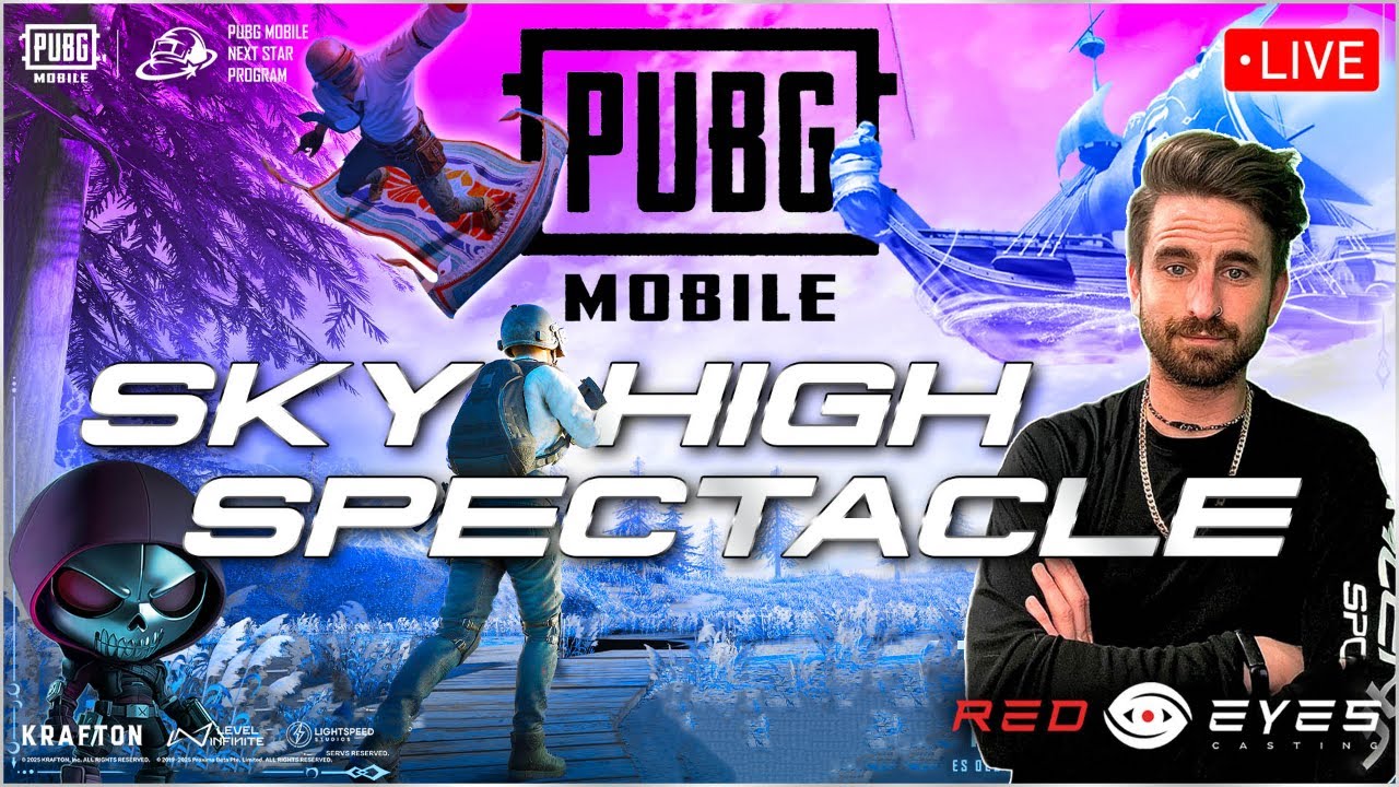 The PUBG MOBILE SKYHIGH SPECTACLE Event is BACK! 🤩  ! #PUBGMNextStarProgram