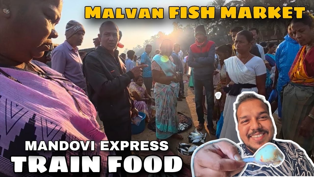 Malvan Trip Day 4 | Fish Auction & Mandovi Express Journey 🚆🐟 | Travel Vlog #vlog