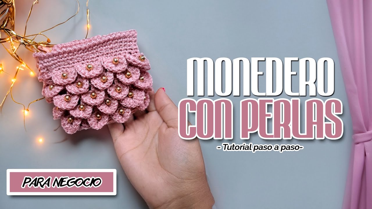 MONEDEROS TEJIDOS A CROCHET CON CIERRE 👛