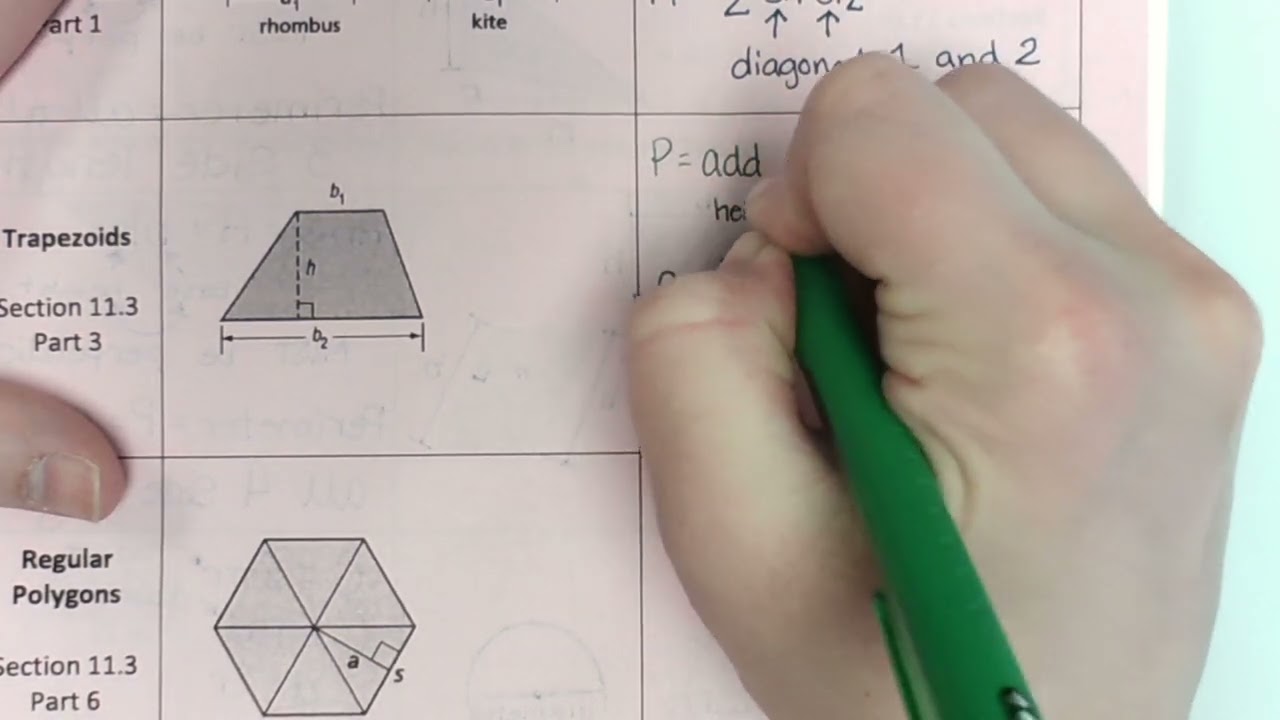 Geometry Standards: 11.3 Day 3: Area of Trapezoids
