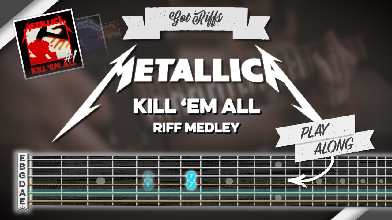 Metallica - Best Guitar Riffs! Kill ‘Em All edition | Learn to play