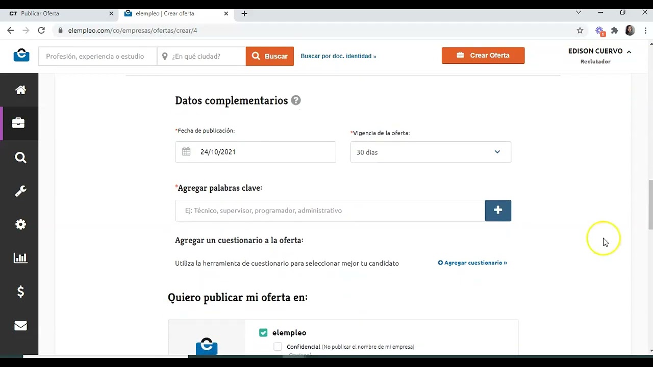 reclutamiento en elempleo