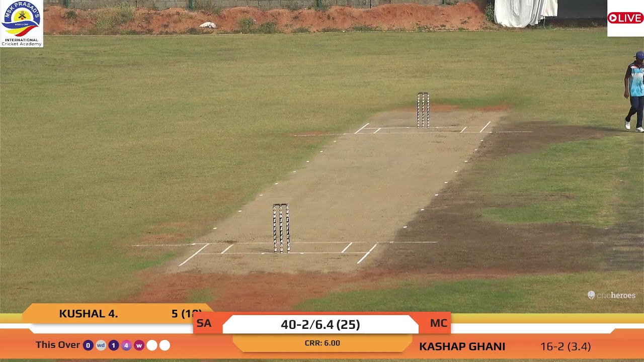 MCA&KSSB VS SPARK CRICKET ACADEMY