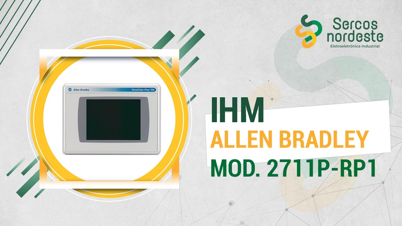 TESTE EM IHM ALLEN BRADLEY MOD. 271P-RP1 / OS 3979