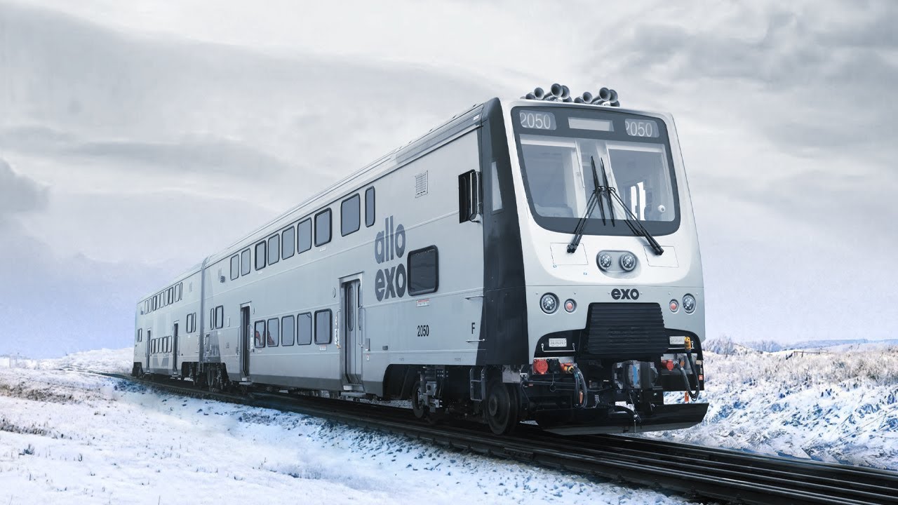 Découvrez les nouvelles voitures de train d'exo  !
