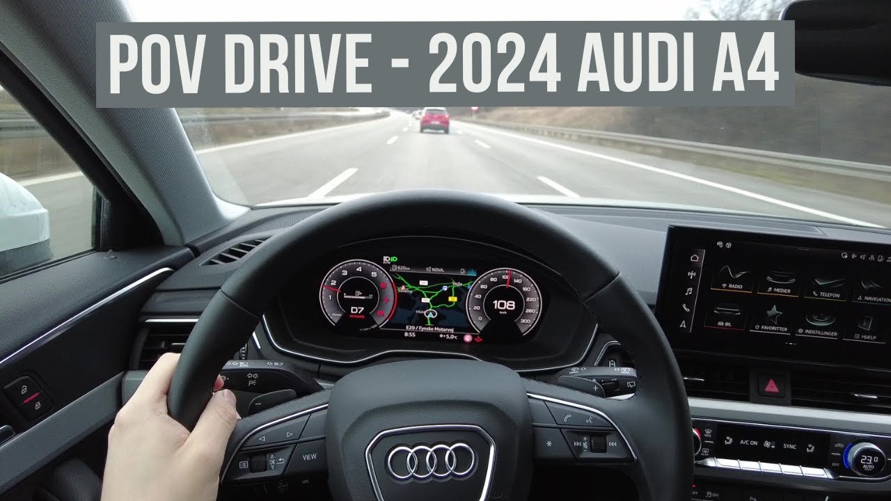 2024 Audi A4 S Line POV DRIVE
