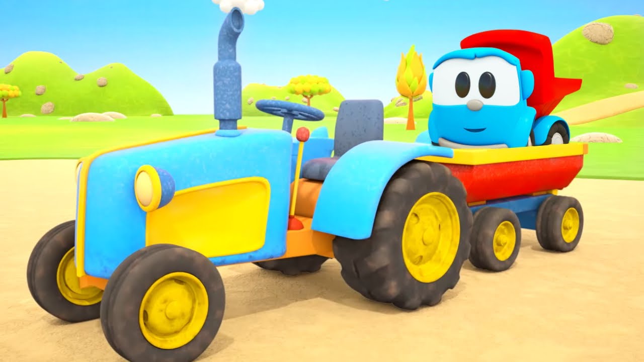 🔴 Vamos colher trigo com Léo, o caminhão AO VIVO! Desenhos animados em português
