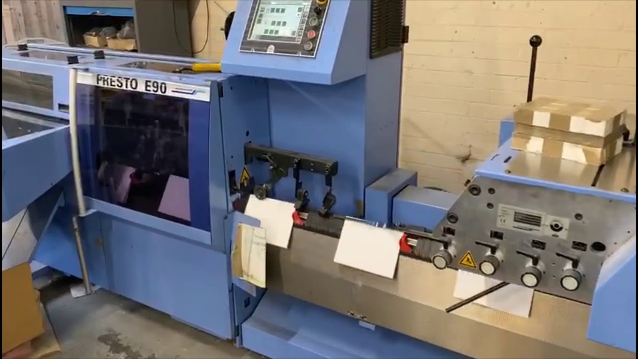 Muller Martini Presto E90, 6 Station Year 2010