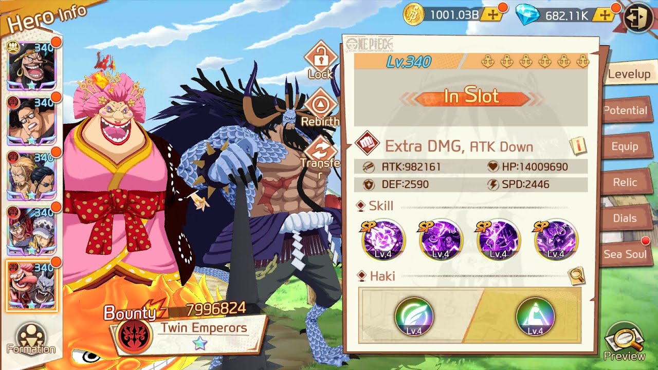 TWIN EMPERORS (BIG MOM X KAIDO)  | 🔥MAX SP GAMEPLAY🔥 | OP: PIRATE DUEL |