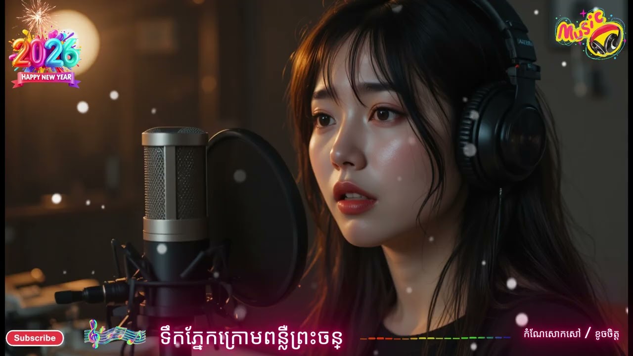 ទឹកភ្នែកក្រោមពន្លឺព្រះច័ន្ទ#ai #music #cute #cover #musicgenre #dj #music #viralvideo #viral #cover