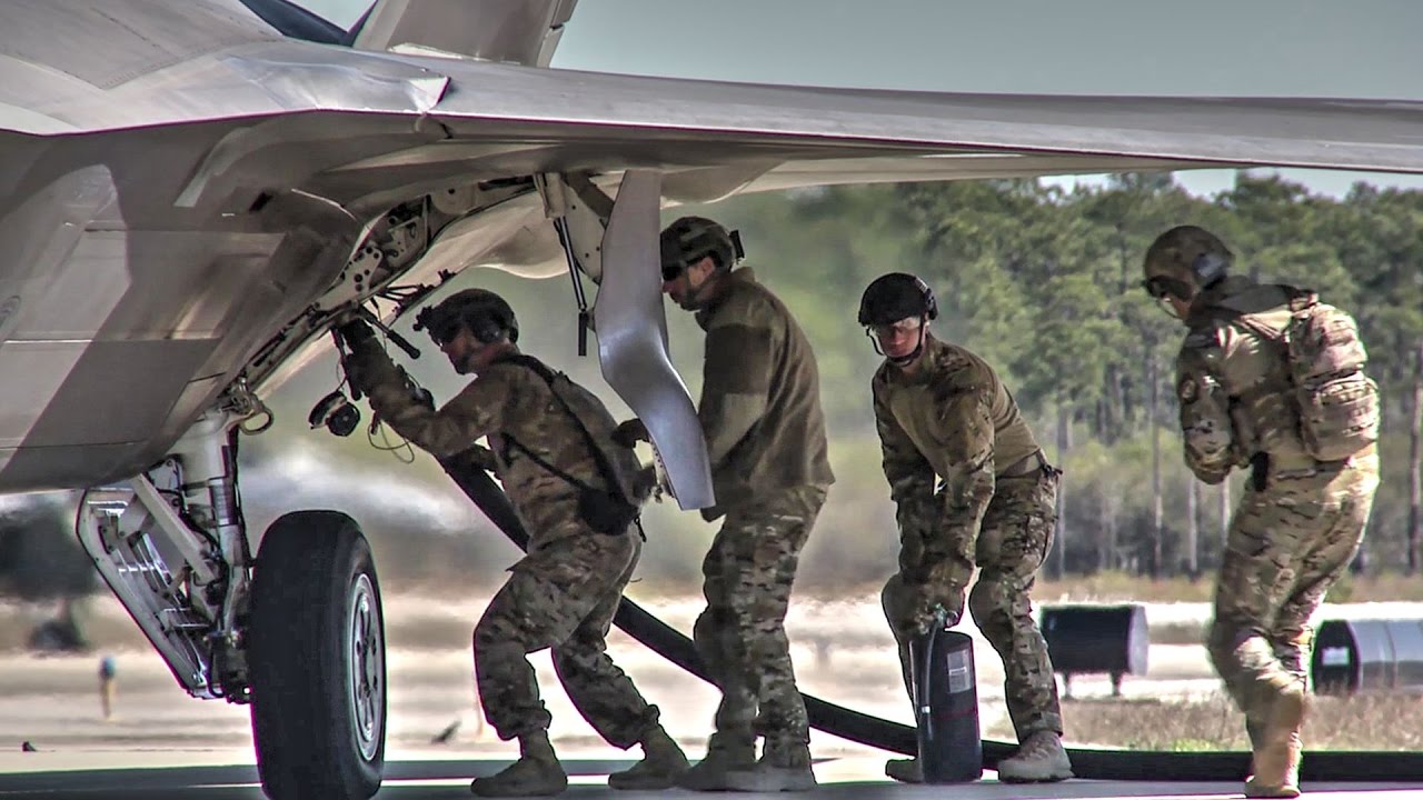 F-22 Raptor – Forward Arming And Refueling Point (FARP) Operation