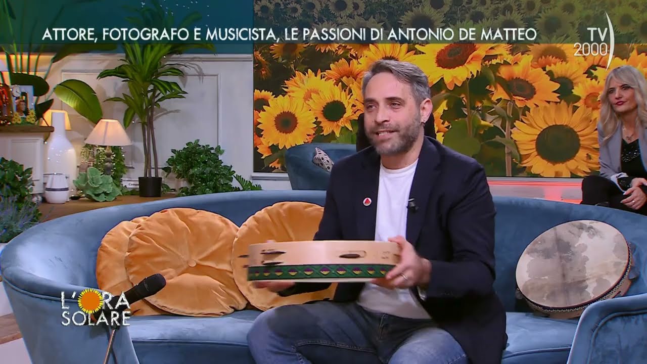 L'Ora Solare (TV2000) Attore, fotografo e musicista, le passioni di Antonio De Matteo