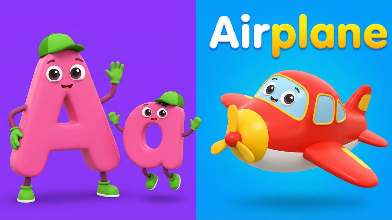 A for Ambulance, B for Bus! 🚑🚌 ABCD Vehicles Song & Colors for Kids