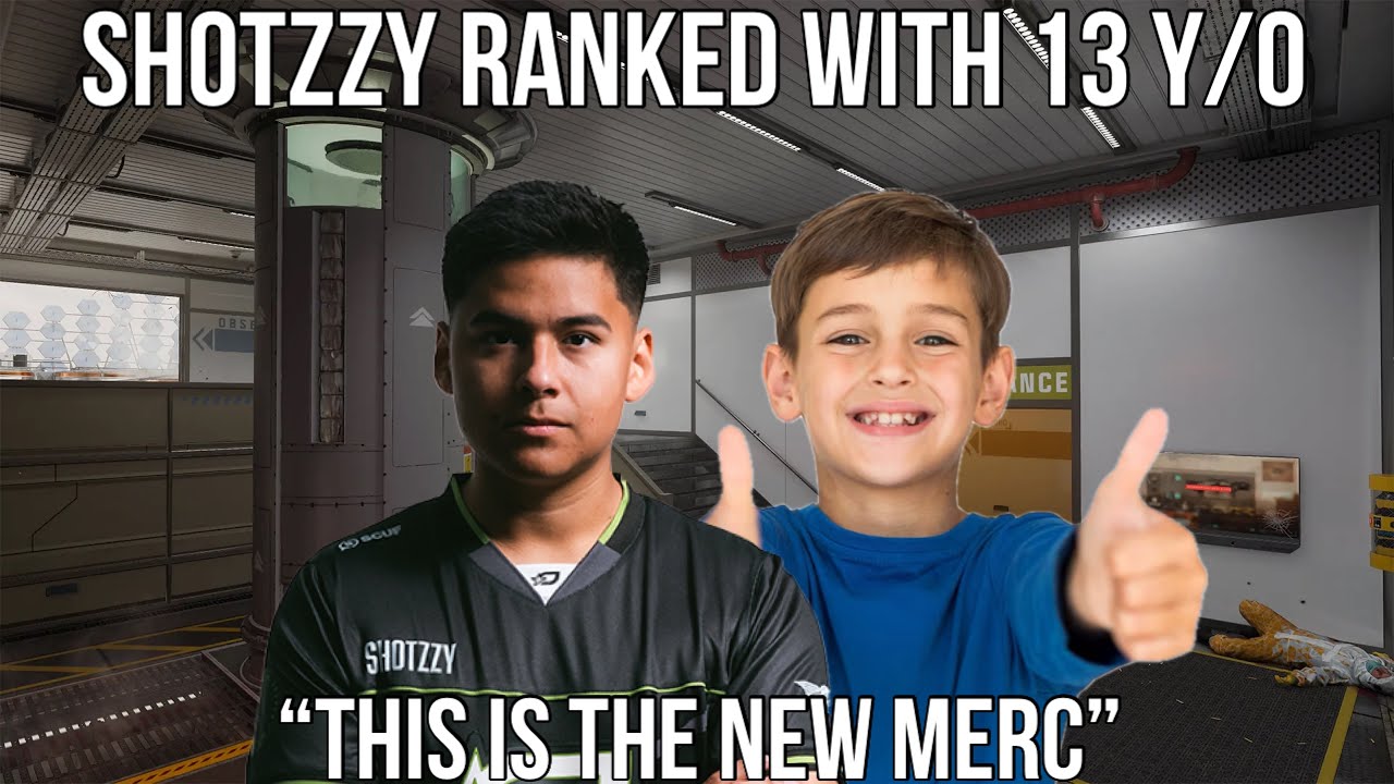 Shotzzy Plays Top250 Ranked With NEW Mercules - INSANE 13 Year Old 