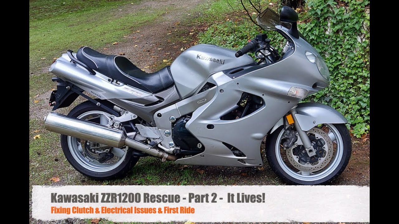 Kawasaki ZZR1200 Rescue - Part 2 - Fixing Clutch & Electrical Issues & First Ride!