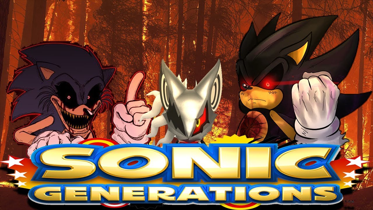 Sonic Generations mod Dark Sonic Exe vs InfInite and Lord X