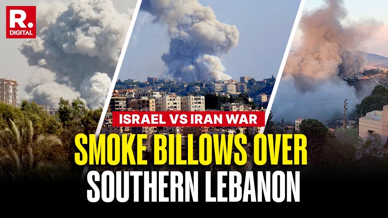LIVE: Southern Lebanon Hit by Heavy Strikes | Border Tensions Escalate | U.S, Israel-Iran War