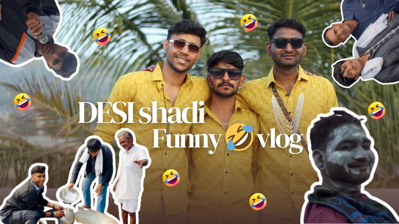 DESI FUNNY SHADI VLOG | bhai ki shadi mein mojj | #funny #funnyvlog #shadi 