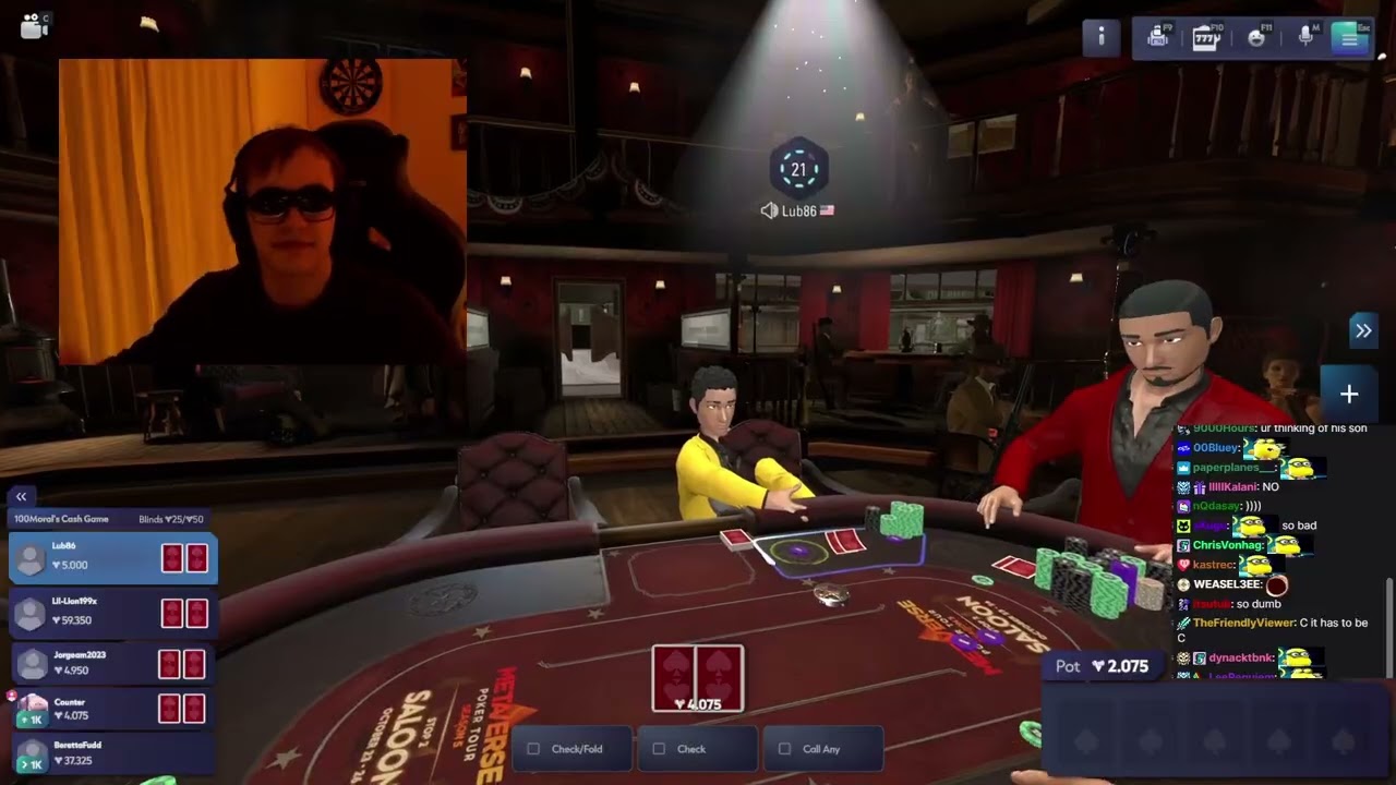 Trolling THIS VR Poker lobby *INSANE* *EXTREME*