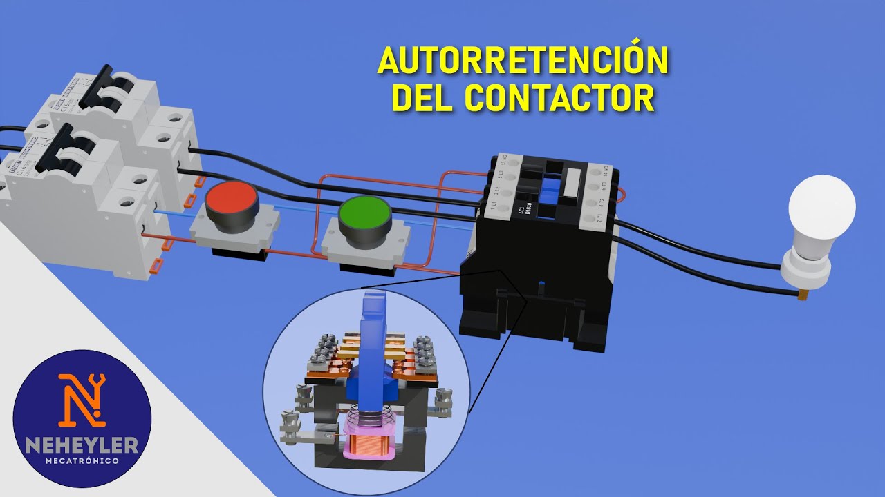 Cómo Funciona la Autorretencion del Contactor ??