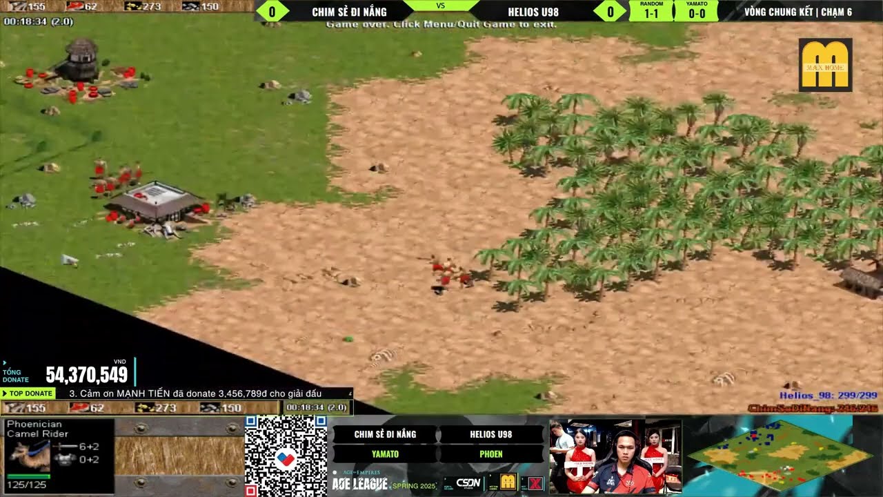 CHUNG KẾT | Chim Sẻ Đi Nắng vs U98 | League Spring Cup 2025 | #aoe #chimsedinang