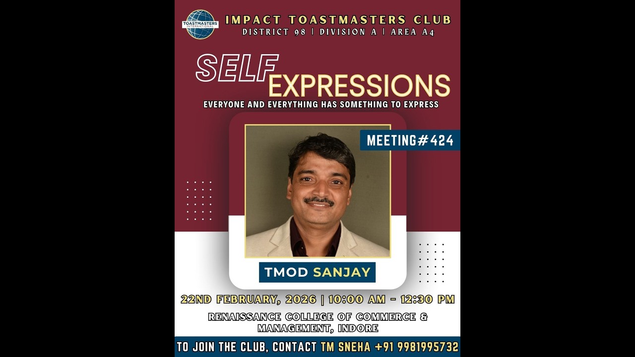MEETING#424 | HOST INTERACTION | IMPACT TOASTMASTERS CLUB #toastmastersinternational