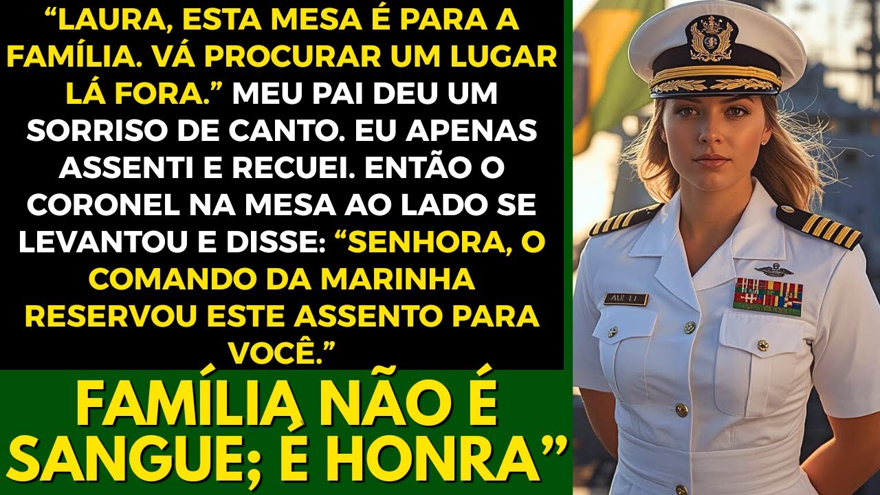 Meu Pai Me Humilhou No Casamento Da Minha Irmã — Até Que O Comando Da Marinha Me Homenageou.