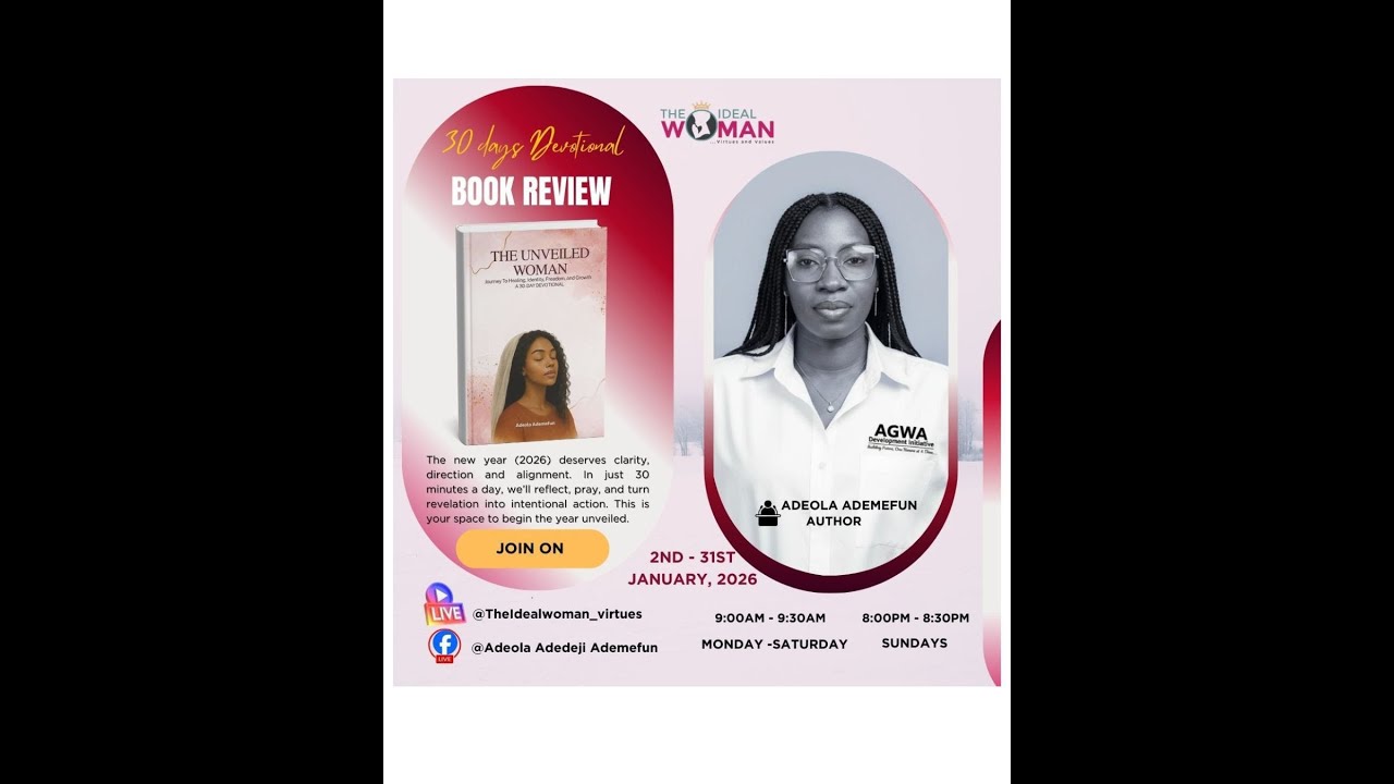Day 8 The Unveiled Woman Devotional Review / Healing the inner Girl