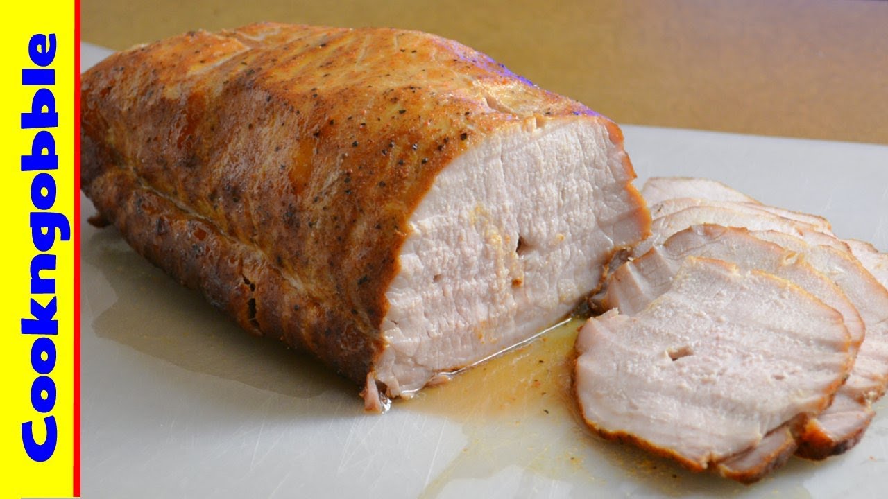 Pork Loin on the Rotisserie, it's excellent.