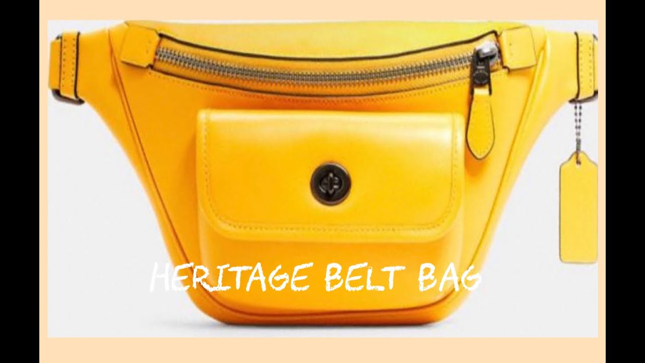 Coach Outlet- Heritage Belt Bag ( unisex)Happy dance 💃🏾.#shorts