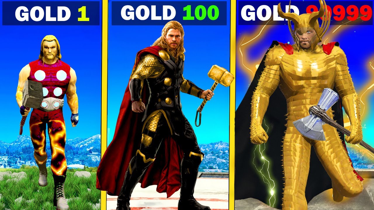 Upgrading to GOLD THOR in GTA 5!