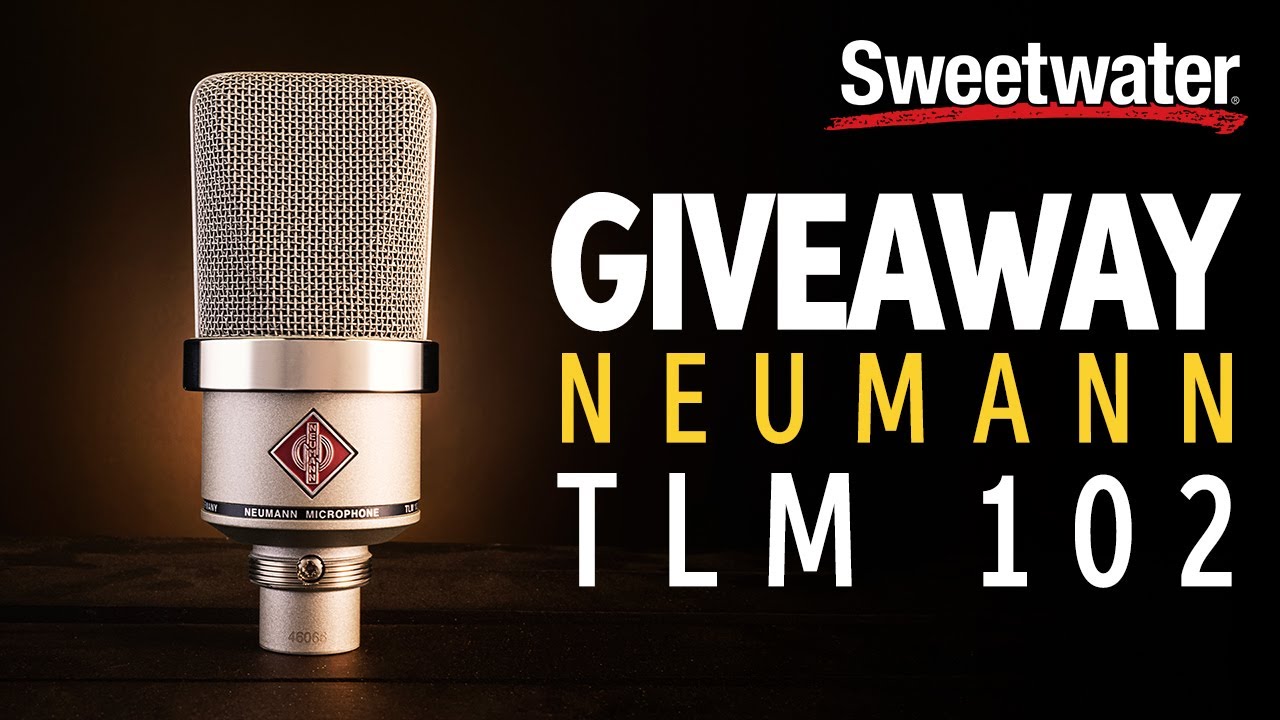 GIVEAWAY 🎁  &mdash; Neumann TLM 102 Large-Diaphragm Condenser Mic Giveaway! ✅  &mdash; YouTube Monthly Giveaway