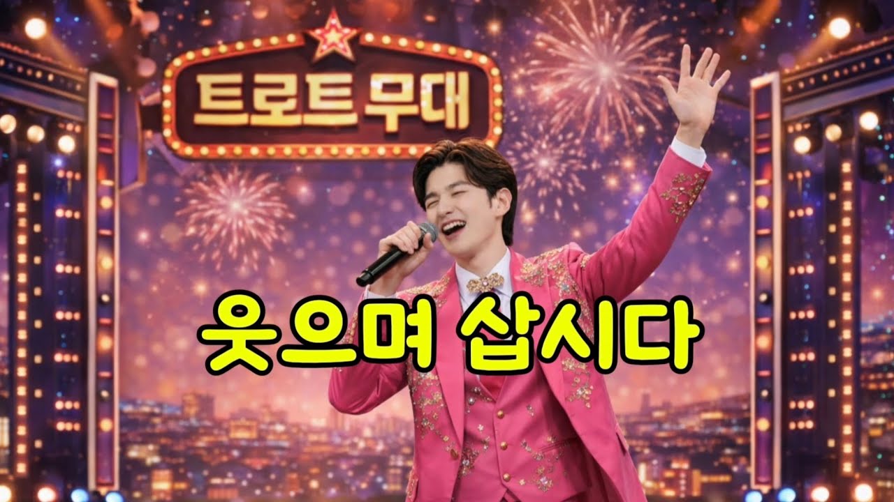 신곡) 웃으며 삽시다 #신나는트로트 #트로트 #트롯 #트로트메들리 #ai가수 
