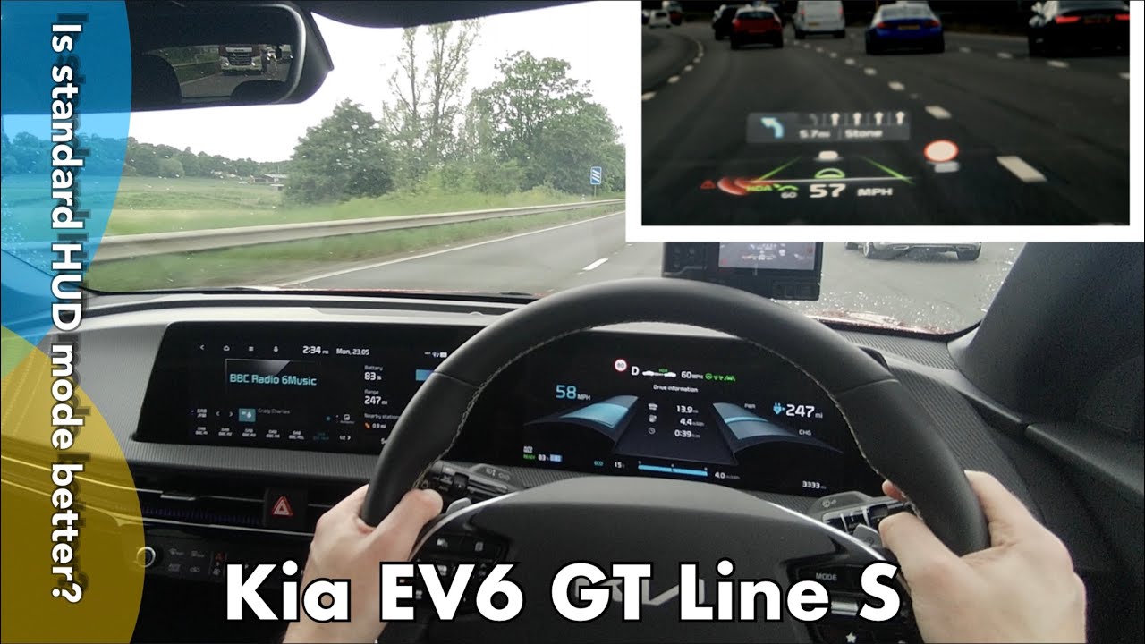 Kia EV6 GT Line S - Is Standard Head up display mode better than Augmented Reality Mode?