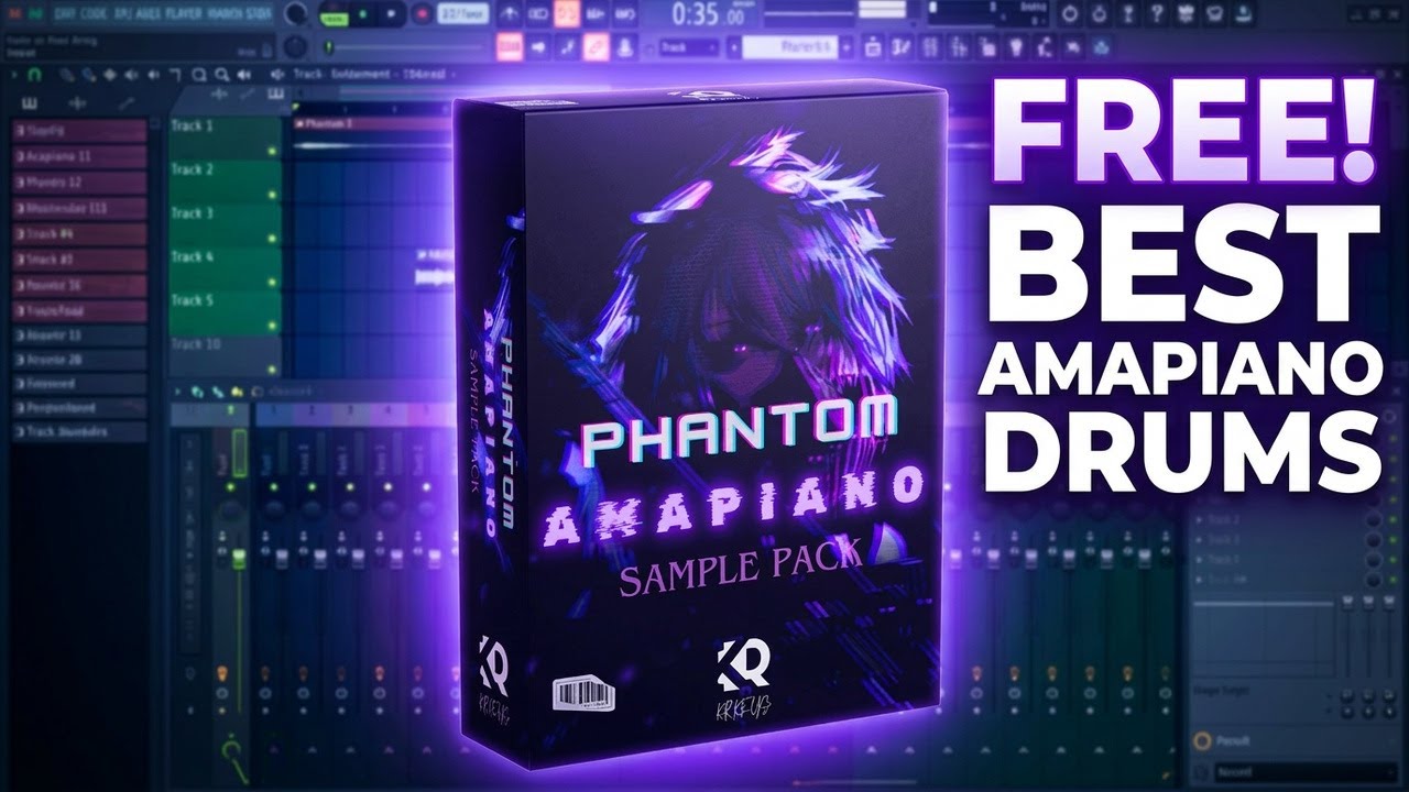 PHANTOM Amapiano Sample Pack | FREE Drums, Kicks & One Shots