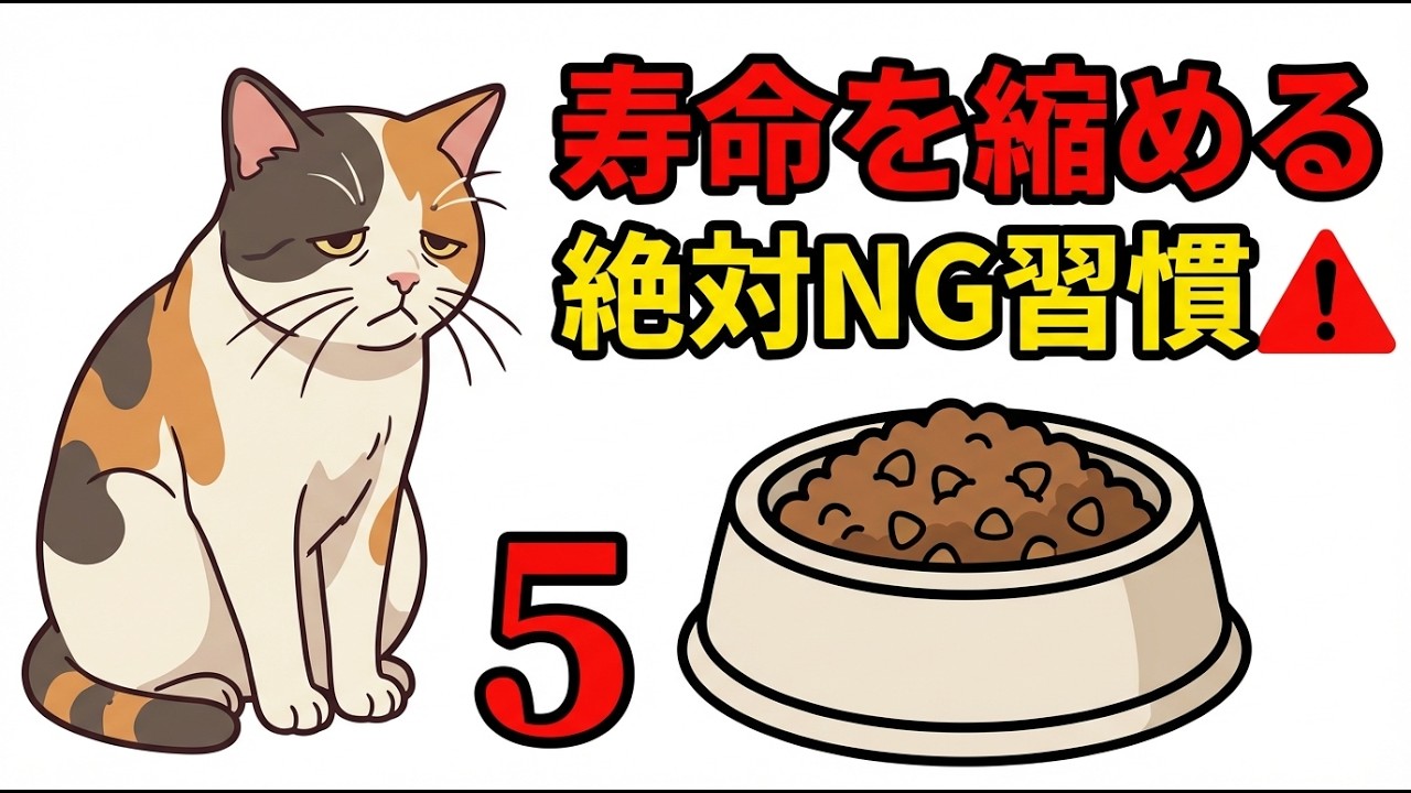 【警告】良かれと思って愛猫の「寿命を縮める」飼い主の習慣5選。後悔する前に今すぐ確認して