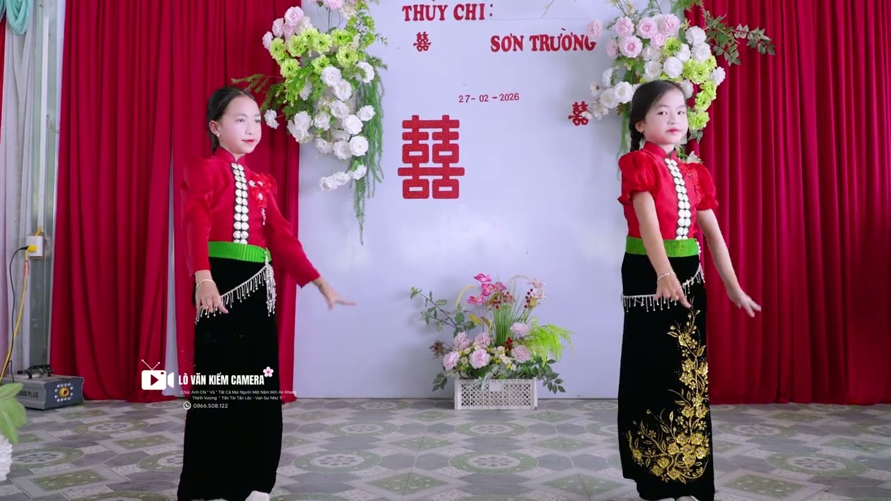 ĐIỆU NHẢY LĂM TƠI CỦA 2 CHÁU BÉ XINH ĐẸP NHẢY MỪNG HẠNH PHÚC CÔ DÂU CHÚ RỂ 