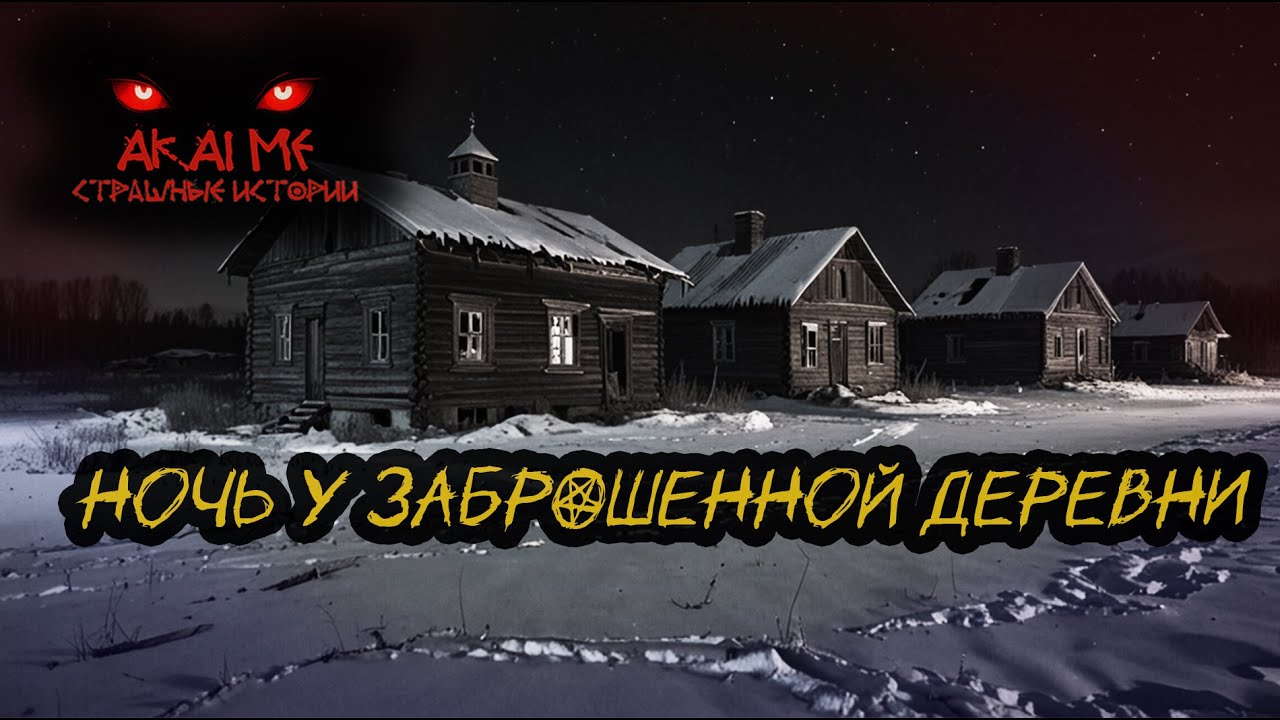 Ночь у заброшенной деревни! Страшные истории и рассказы на ночь
