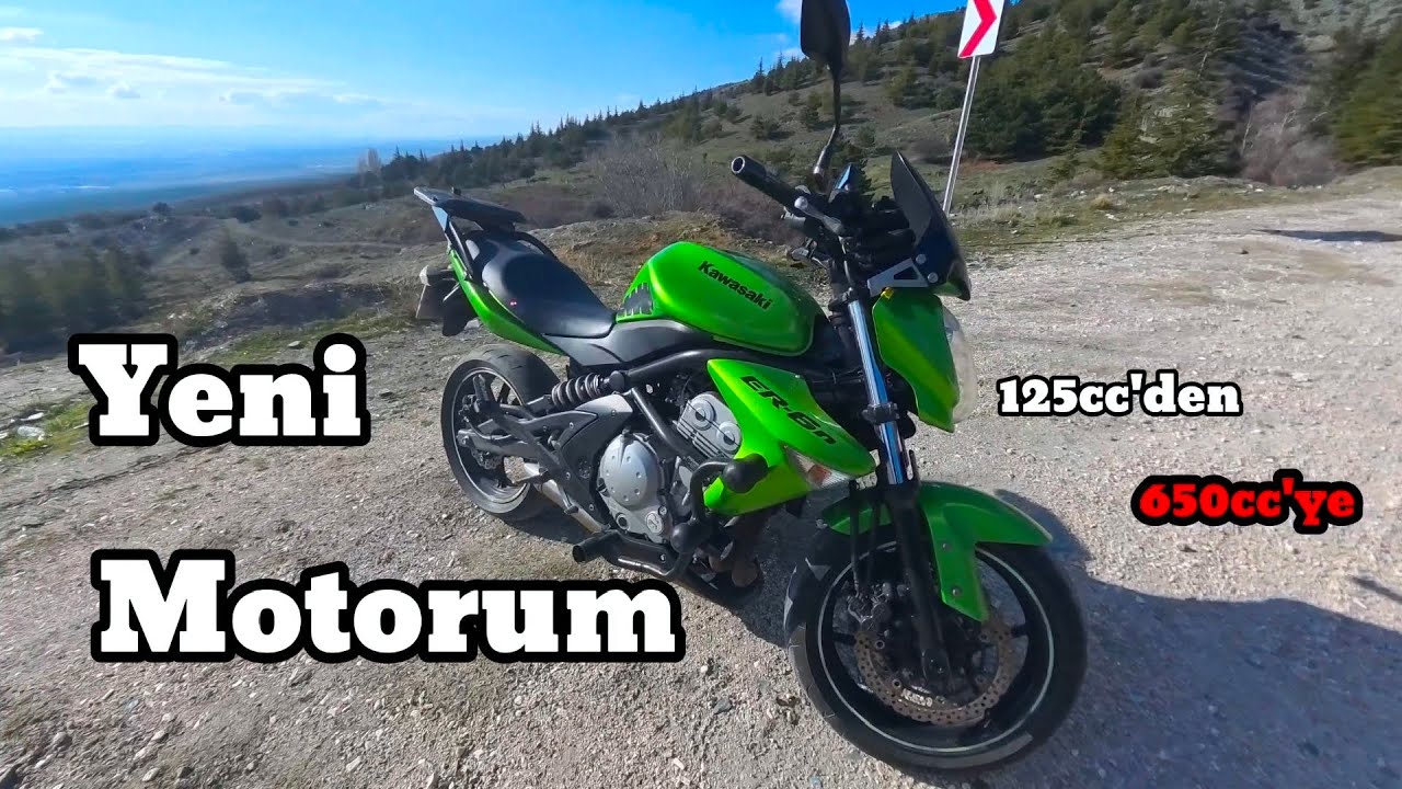 Hayallerime Kavuştum I Yeni Motorum I Kawasaki Er-6n I 125cc den 650cc ye