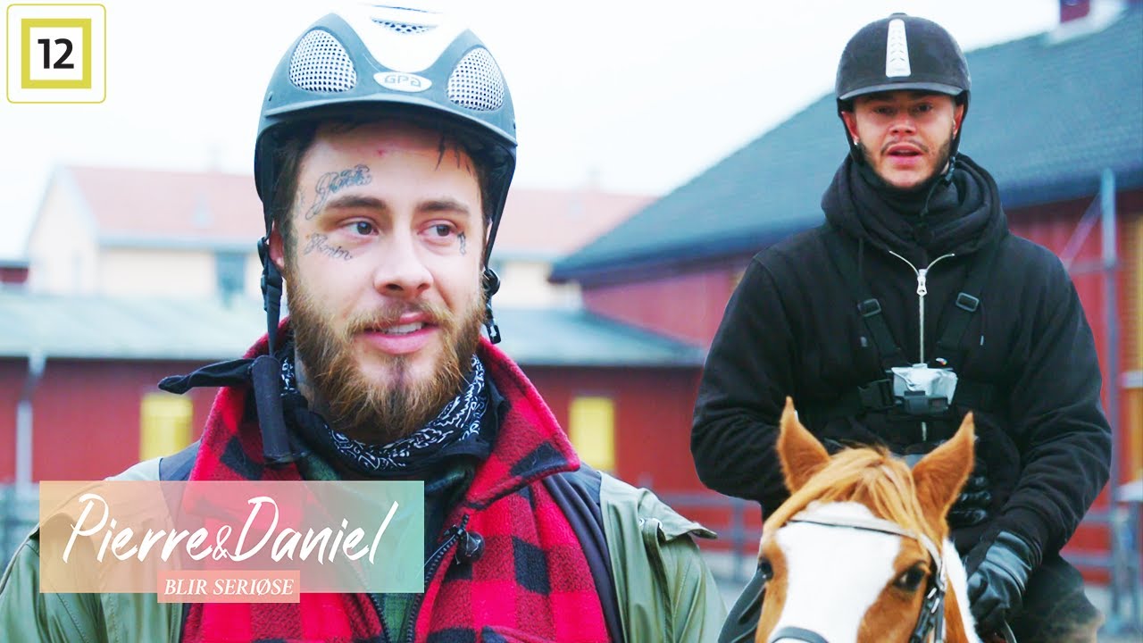 Pierre og Daniel blir seriøse | Rir på hest før første gang | discovery+