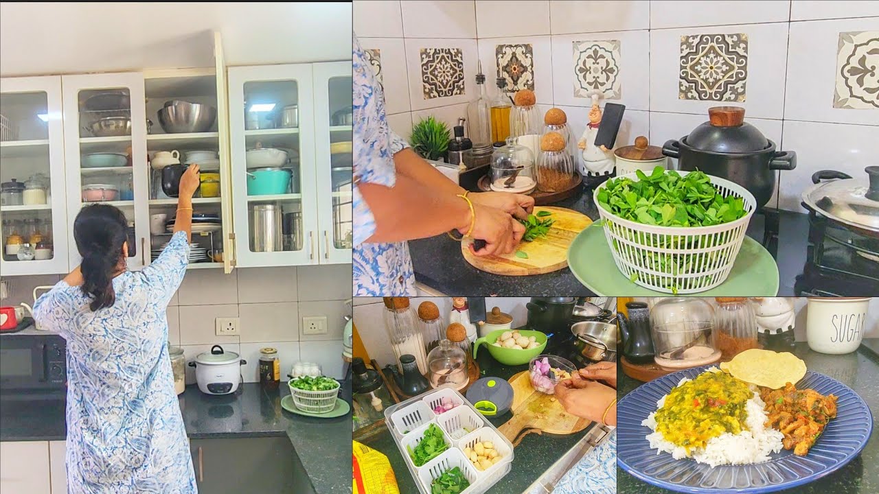 🕊️🍁Slow & Peaceful vlog /🍄‍🟫 Mushroom pepper masala & ࿔🌱⋆methi keerai kootu / Afternoon vlog 