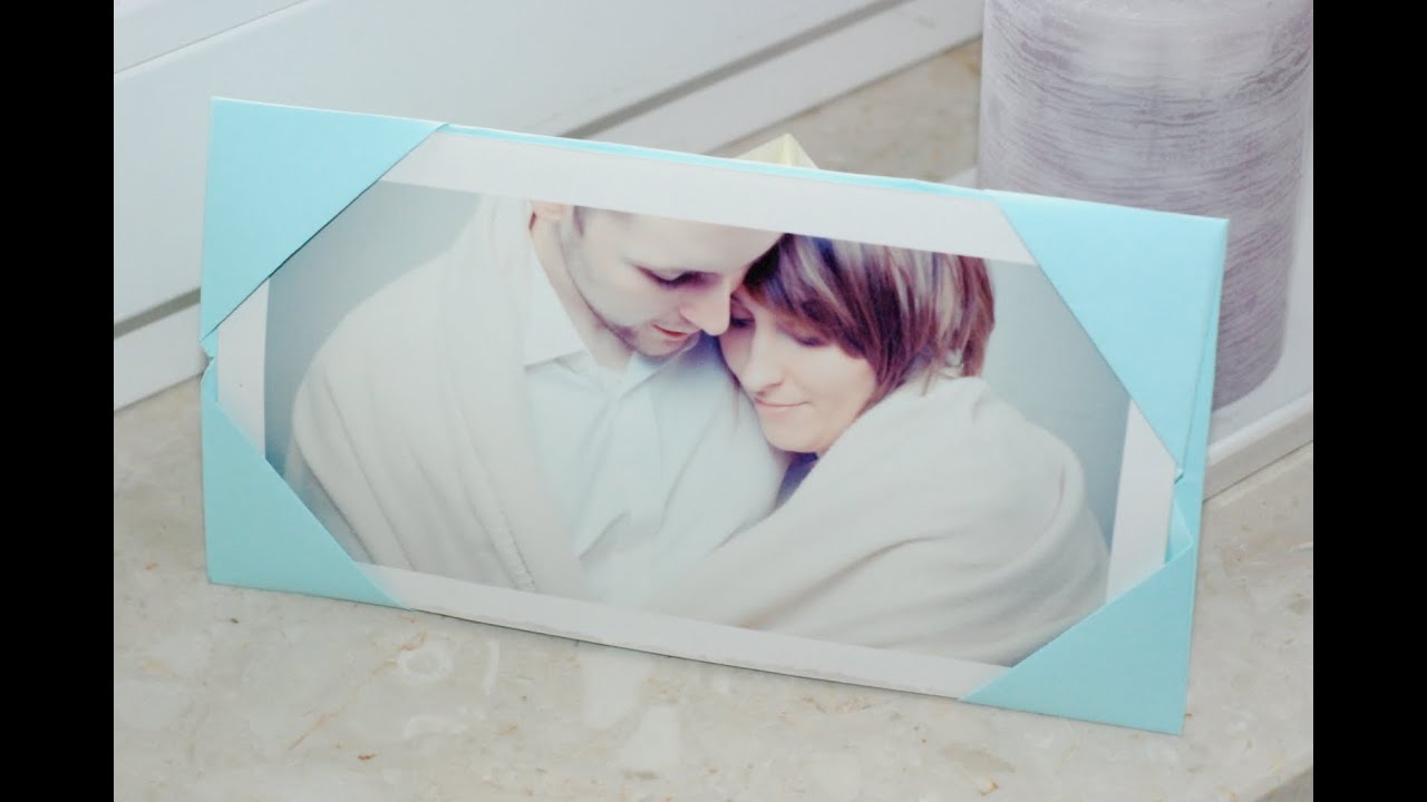 Prosta Ramka Origami na zdjęcia / Simple Origami Photo Frame