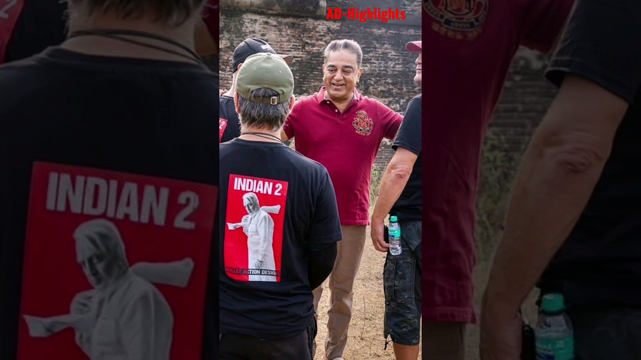 Andavar Kamal Hassan on Indian 2 Shooting Spot, Recent Pic | #shorts #shortsfeed