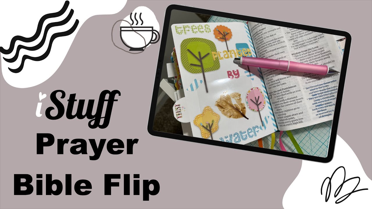 My Prayer Bible Flip Through with Creative Journaling Pages Designed on iPad