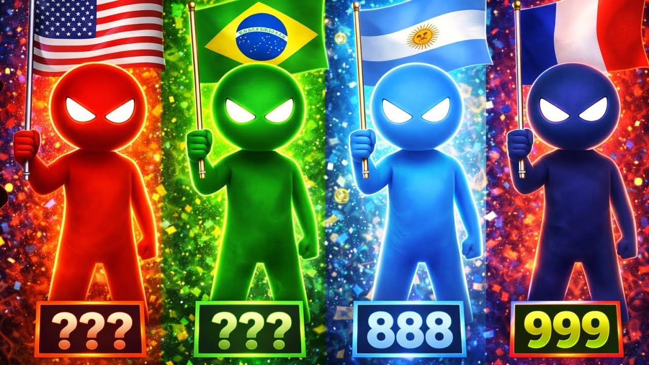 Stickman BEST MINIGAMES Tournament - Stickman Party 123 4 Player 2026