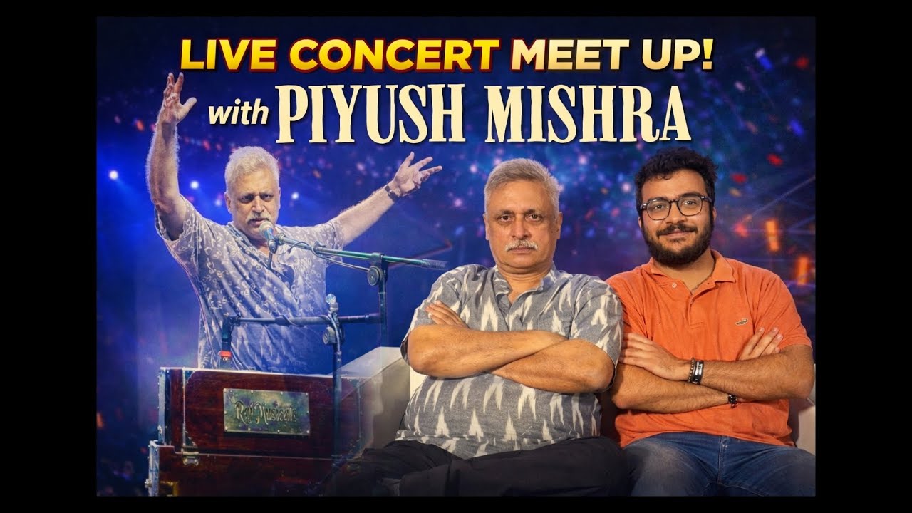 I Met Piyush Mishra Sir  at His Live Concert 😍 | Unforgettable Night!