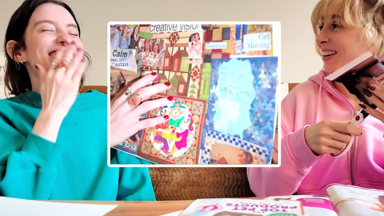 Making Vision Boards but its Chaotic & Funny